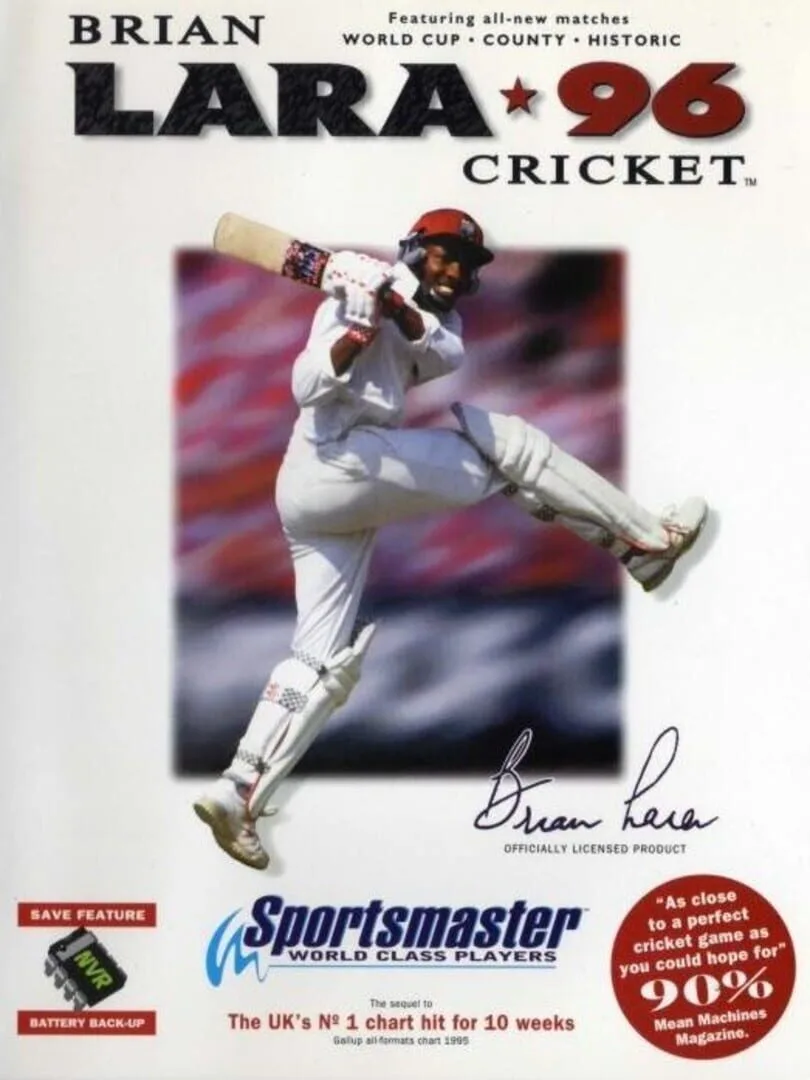 Brian Lara Cricket '96 cover art