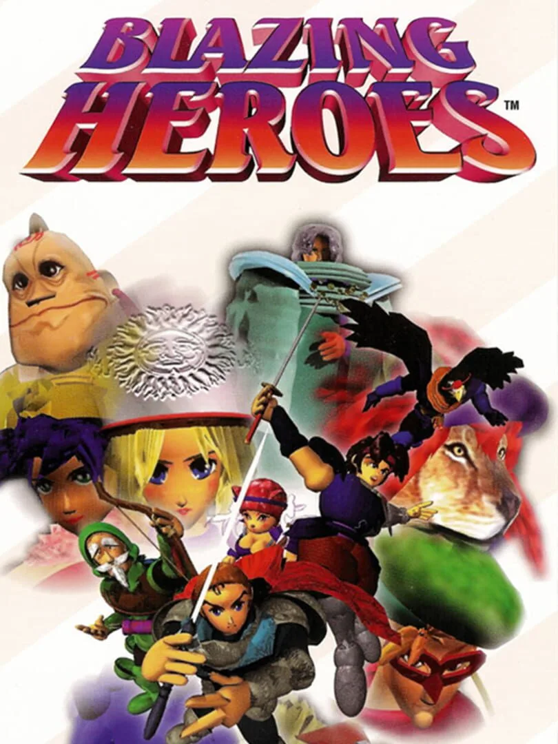 Blazing Heroes cover art