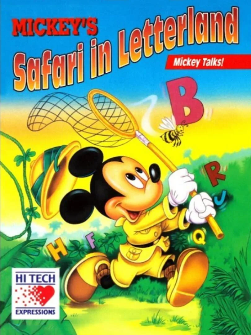 Mickey's Safari in Letterland box art