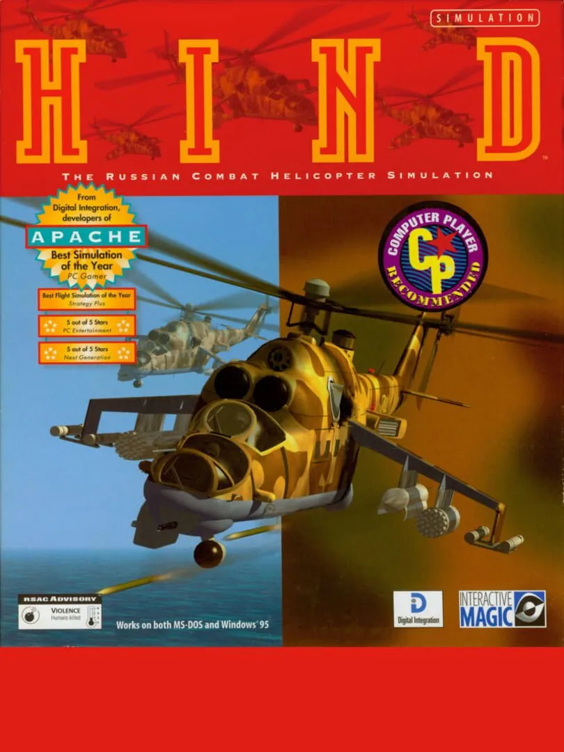 HIND: The Russian Combat Helicopter Simulation cover art