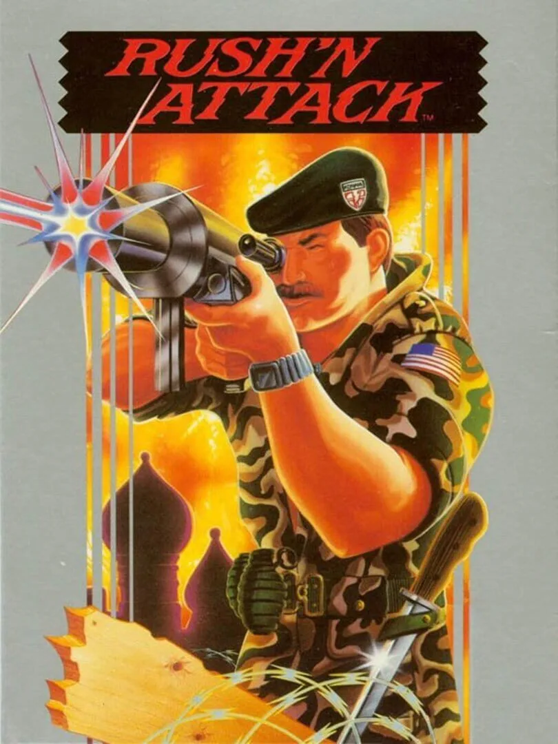Rush'n Attack cover art