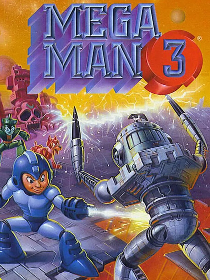 Mega Man 3 Box Art