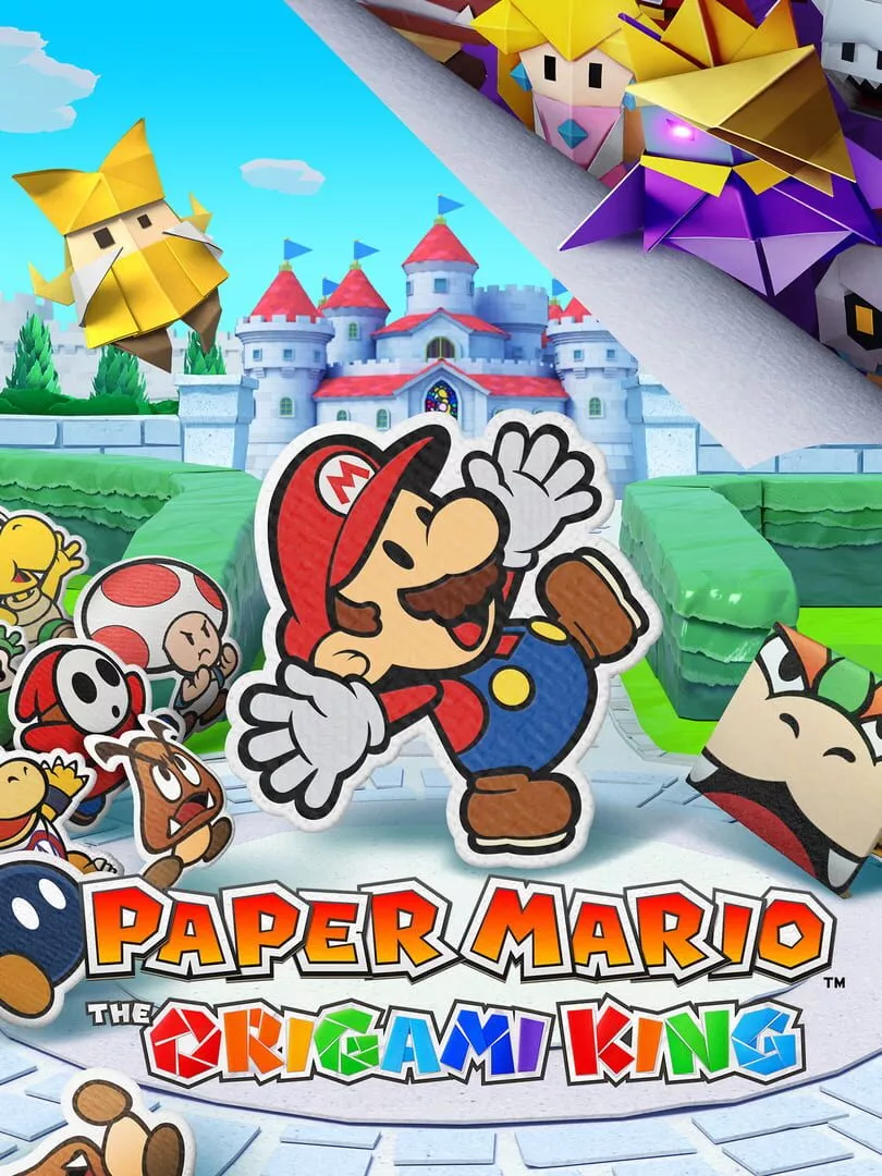 Paper Mario: The Origami King Box Art