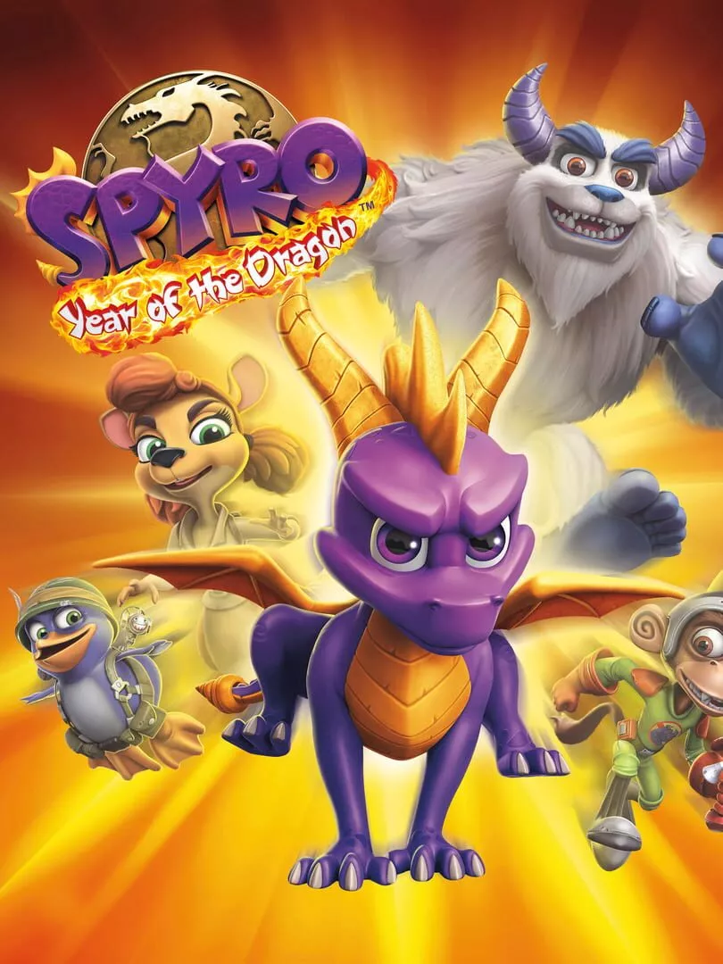 Spyro: Year of the Dragon Box Art
