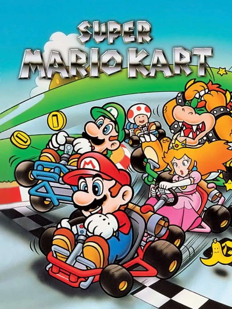 Super Mario Kart Box Art