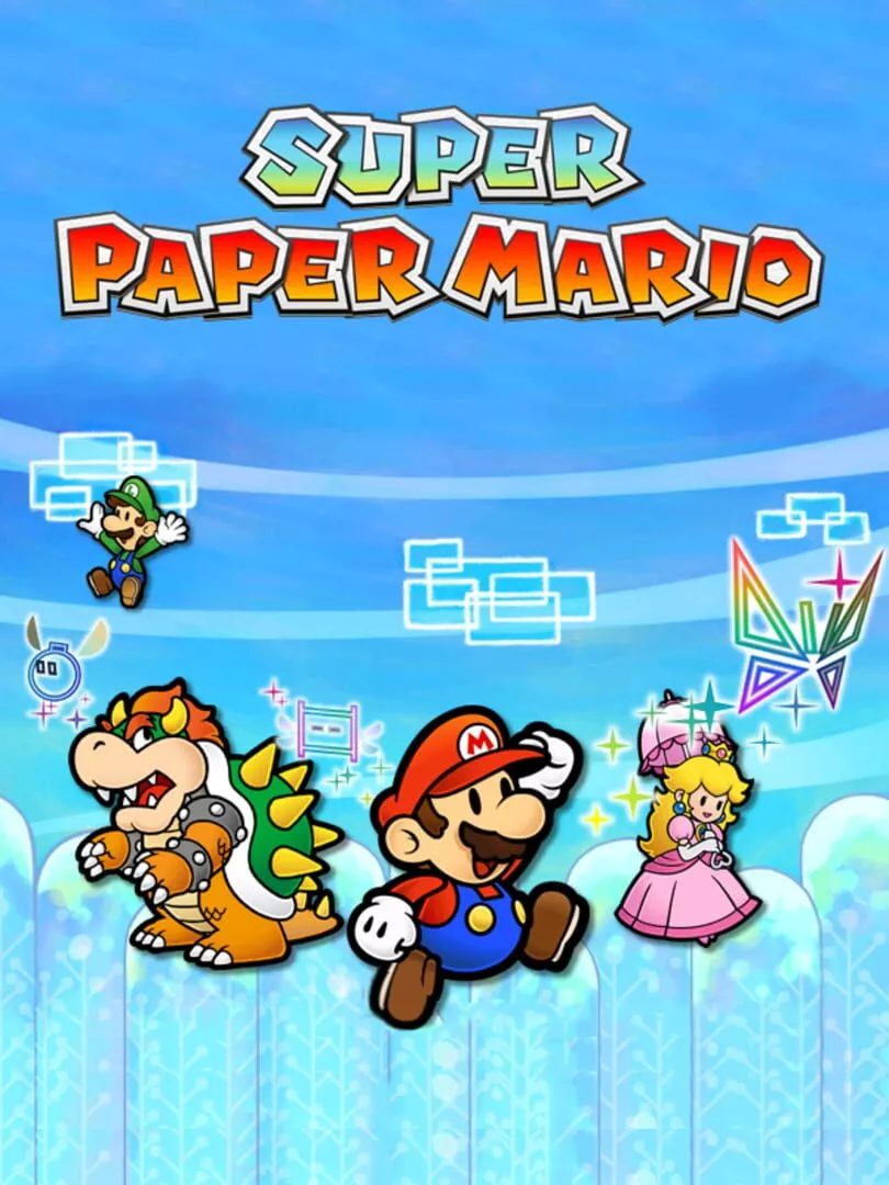 Super Paper Mario Box Art